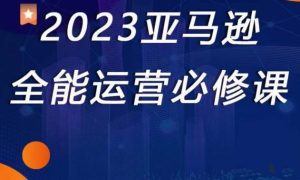 2023亚马逊全能运营必修课,全面认识亚马逊平台+精品化选品+CPC广告的极致打法-第一资源库