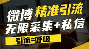 微博最新引流技术,软件提供博文评论采集+私信实现精准引流【揭秘】-第一资源库