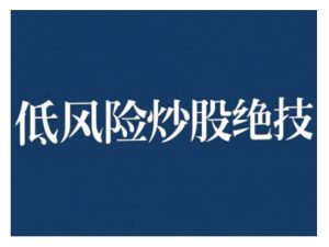 2024低风险股票实操营,低风险,高回报-第一资源库